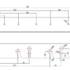 Detailed architectural blueprint with measurements