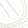 Curved black wires with yellow highlights, Jiuhong logo